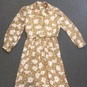 Vintage Nicki's Girl Floral Print Dress